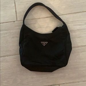100% authentic Prada black mini purse